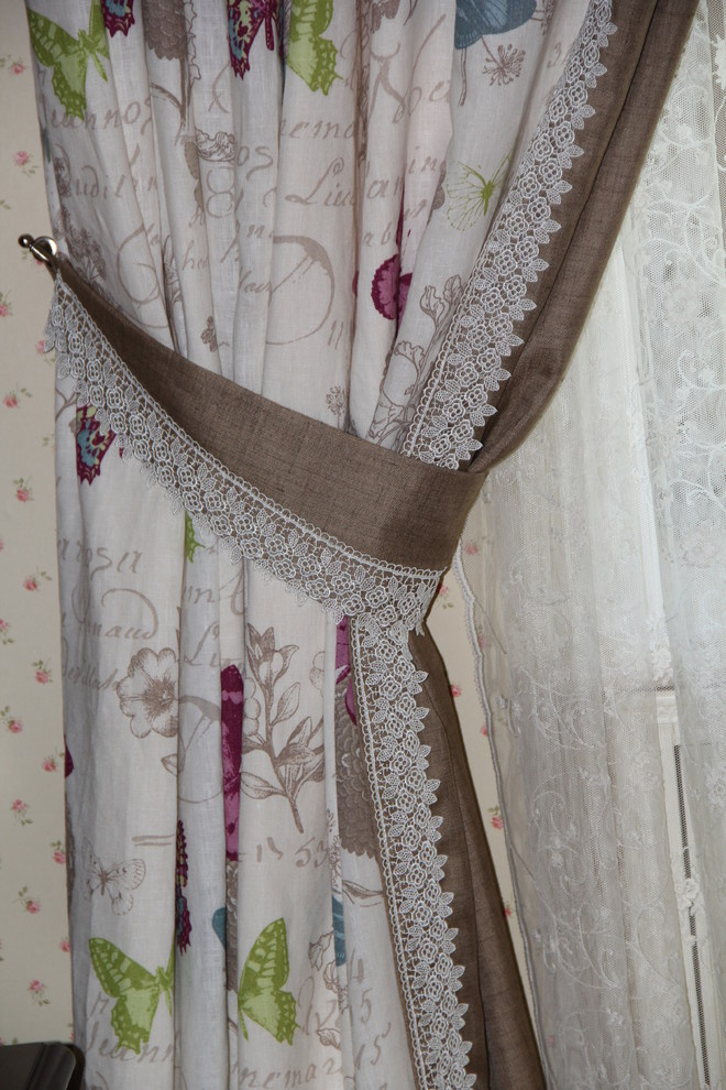 лен с кружевом