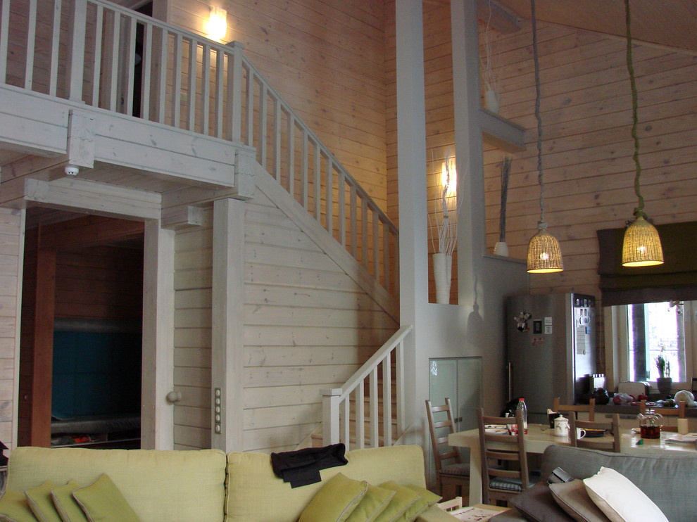 Интерьер деревянного дома