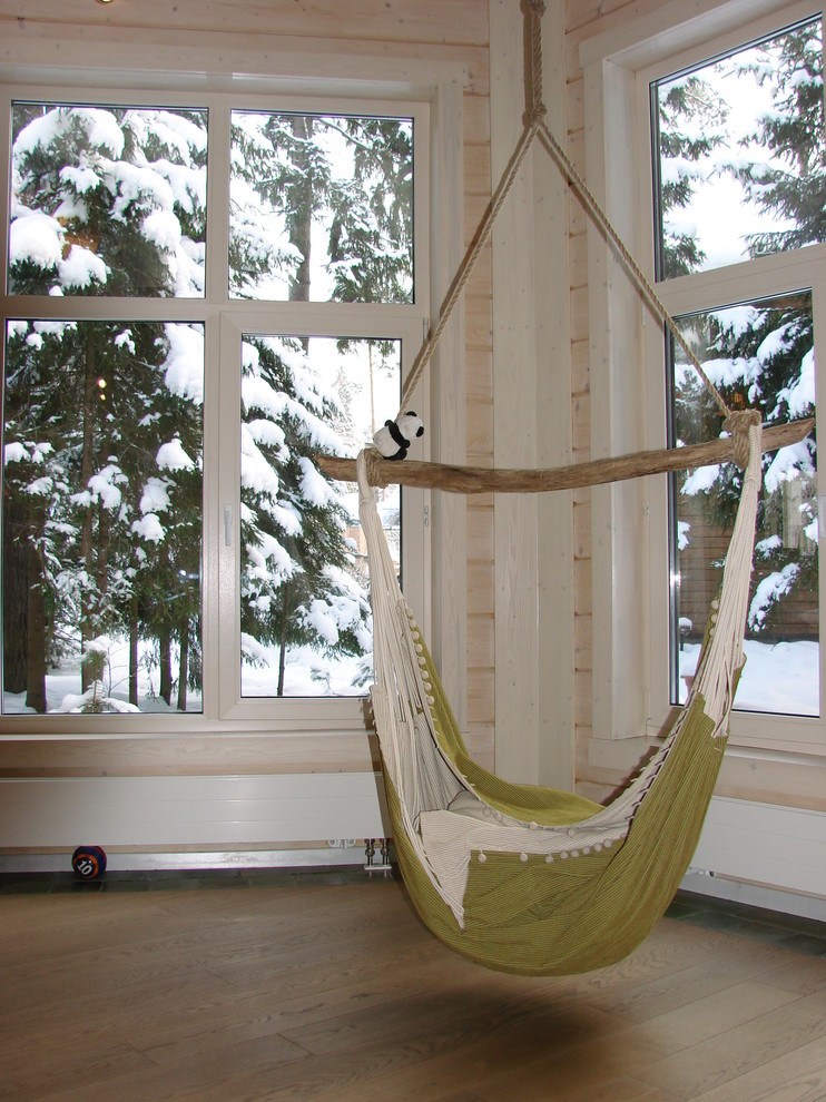 Интерьер деревянного дома