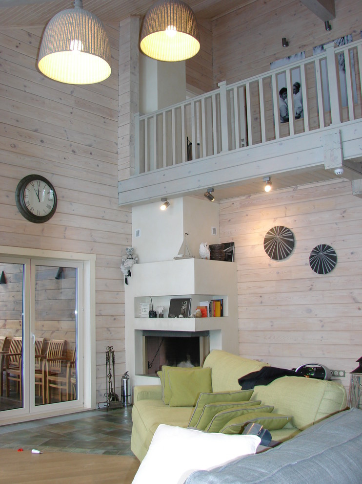 Интерьер деревянного дома