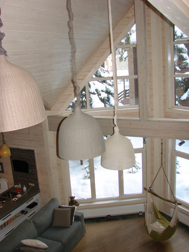 Интерьер деревянного дома