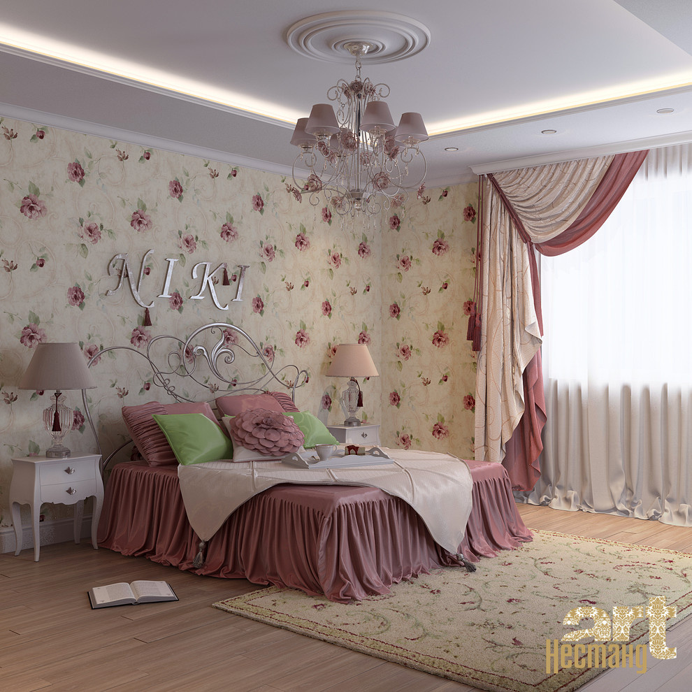 Спальни в разных стилях
