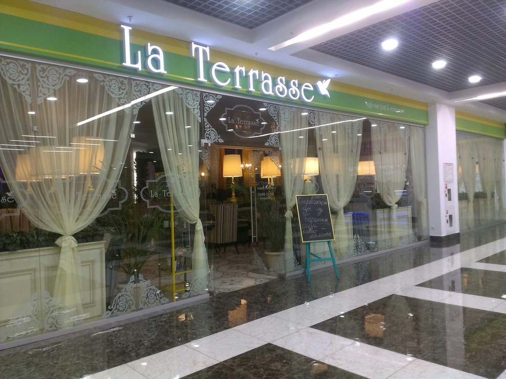 Оформление ресторана "La Terrasse"