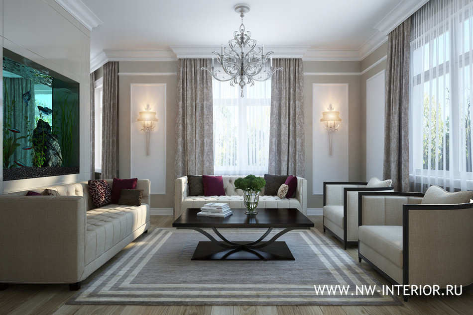 Интерьер в стиле contemporary classic