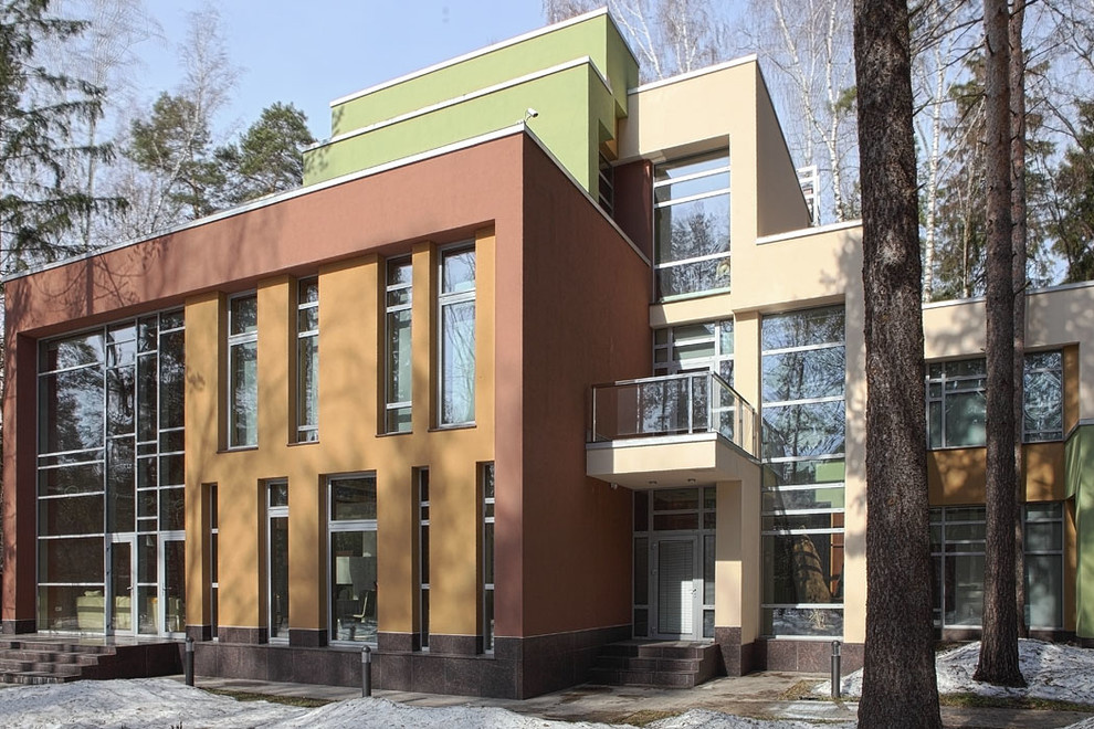 фасад загородного дома в Ильинском