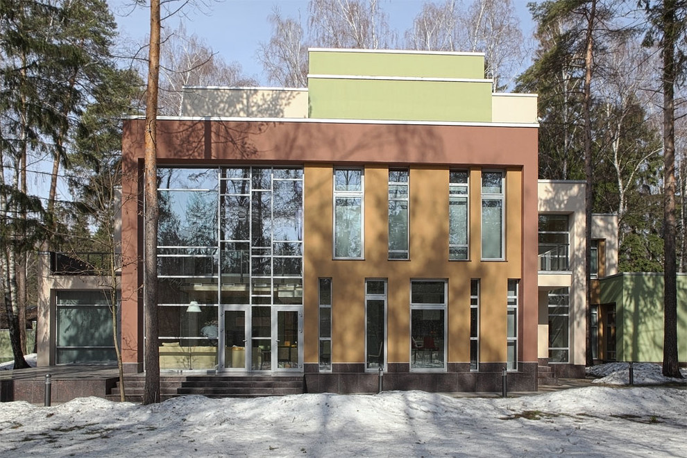 фасад загородного дома в Ильинском