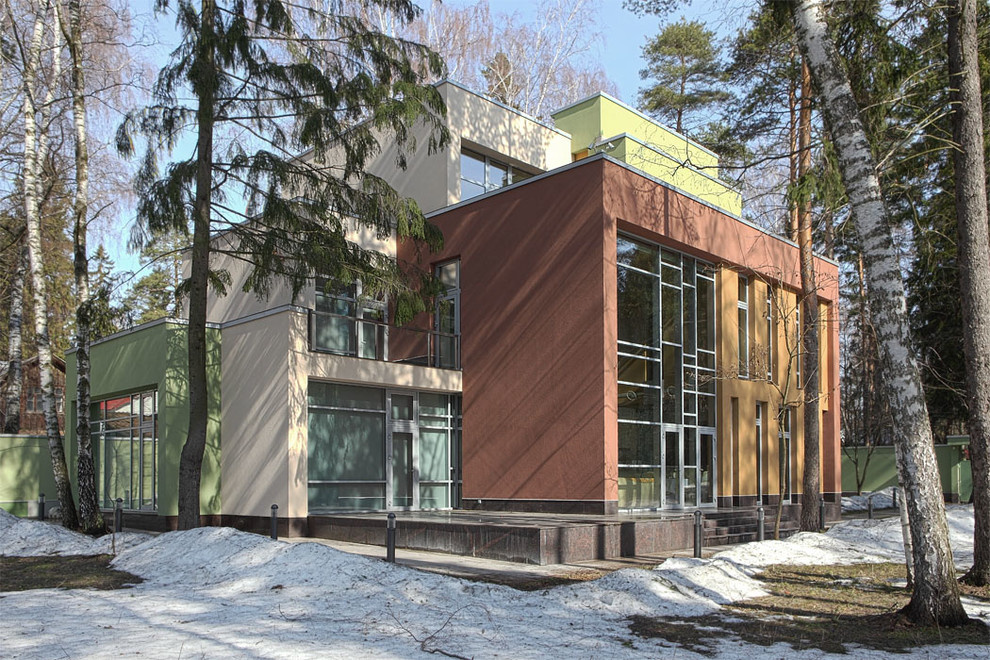 фасад загородного дома в Ильинском