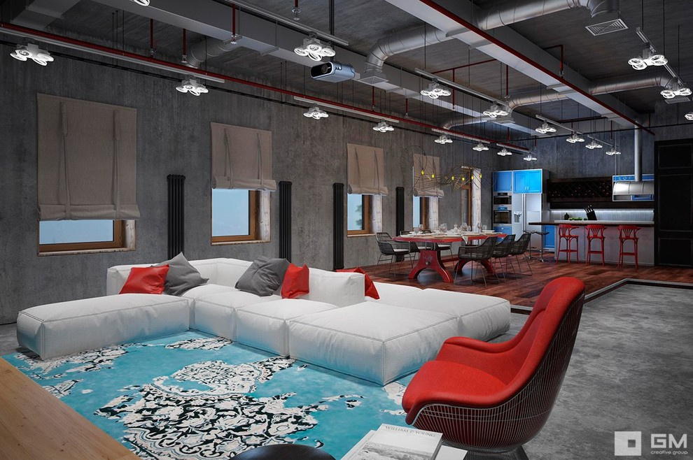 Дизайн квартиры в стиле лофт / Loft style
