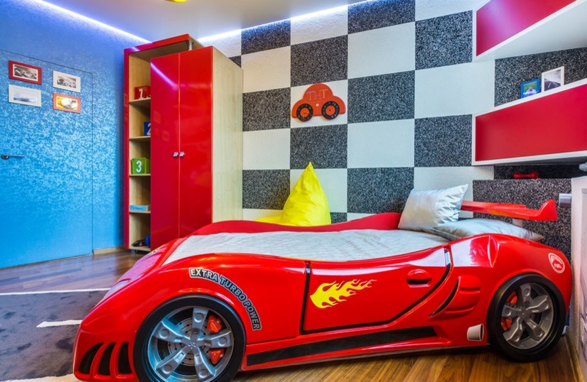 Интерьеры с отделкой жидкими обоями