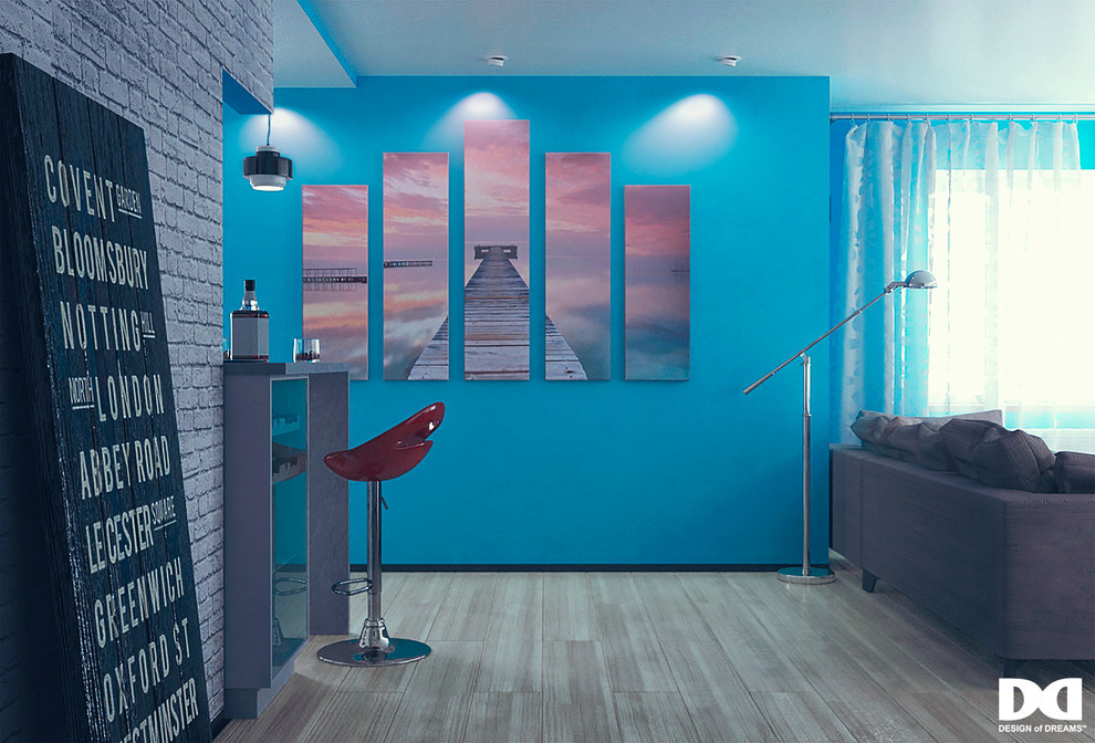 интерьер дома 180 м2