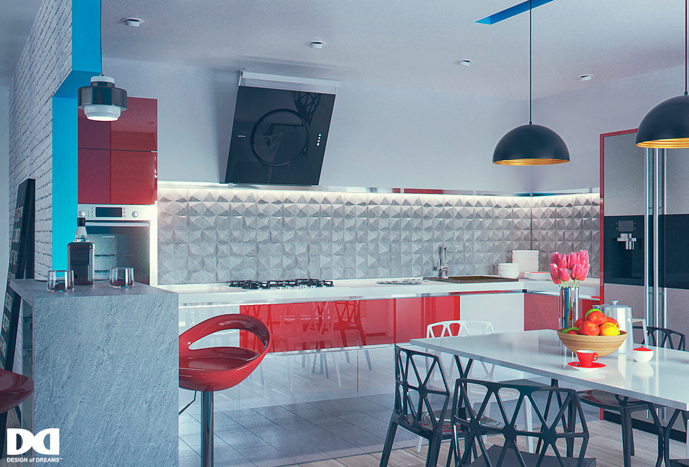 интерьер дома 180 м2