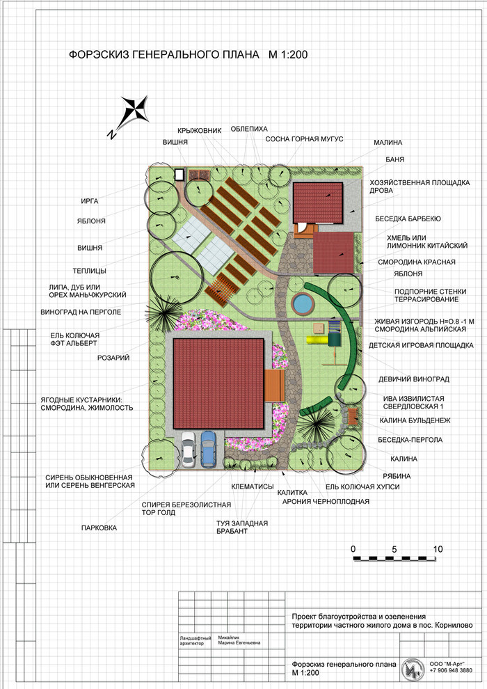 Ландшафтное проектирование. Форэскизы
