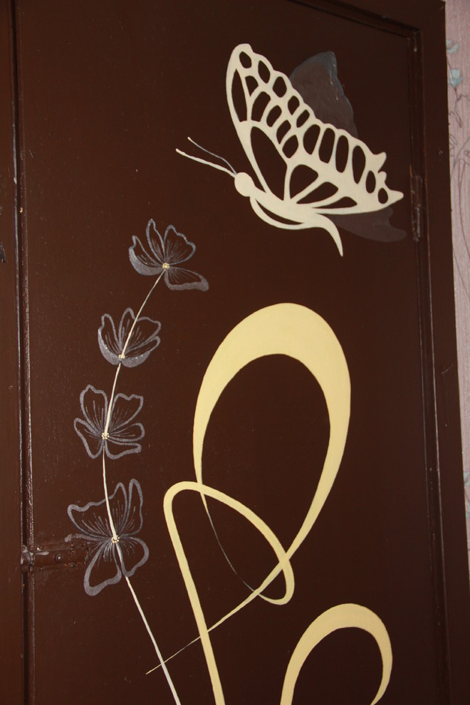 Обложка проекта: Растительные мотивы в росписи дверей