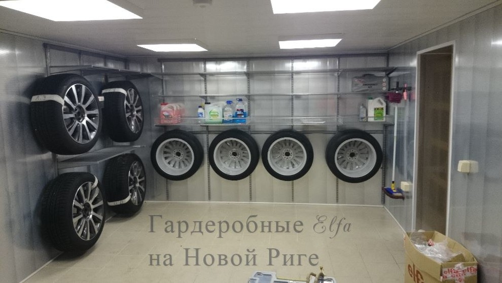 Система хранения Elfa для оборудования гаража