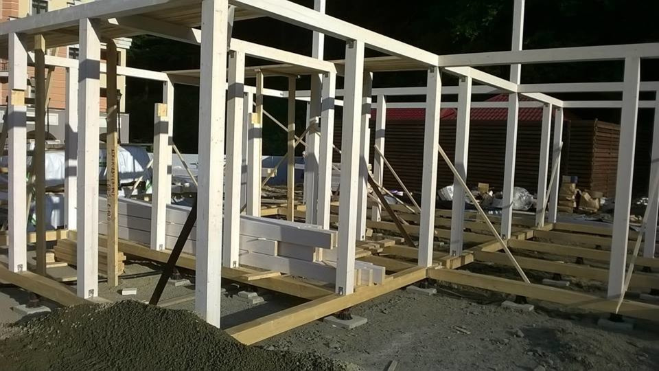 Кафе на реке Мзымта