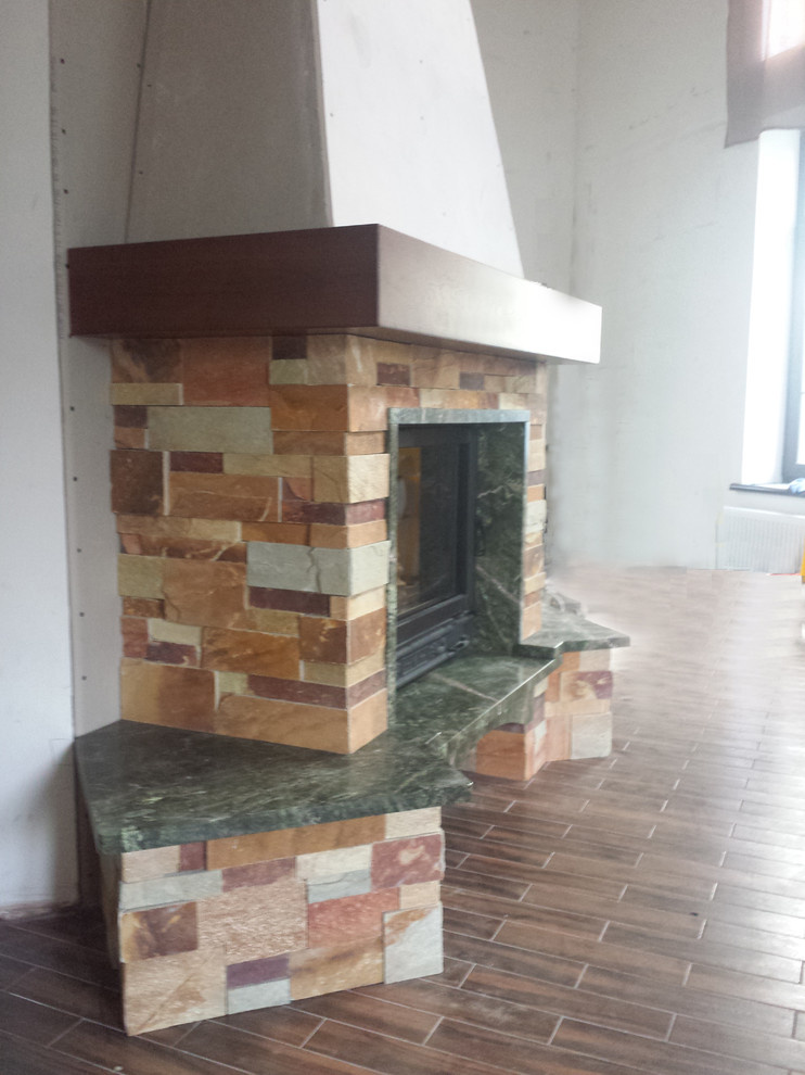 Обложка проекта: Изготовление облицовки в стиле Рустик