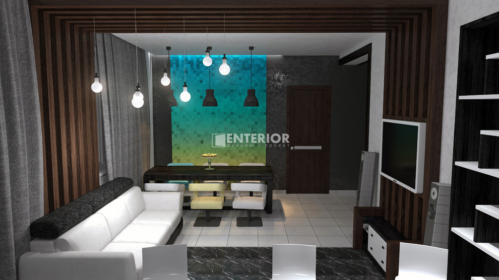 Гостиная, столовая.