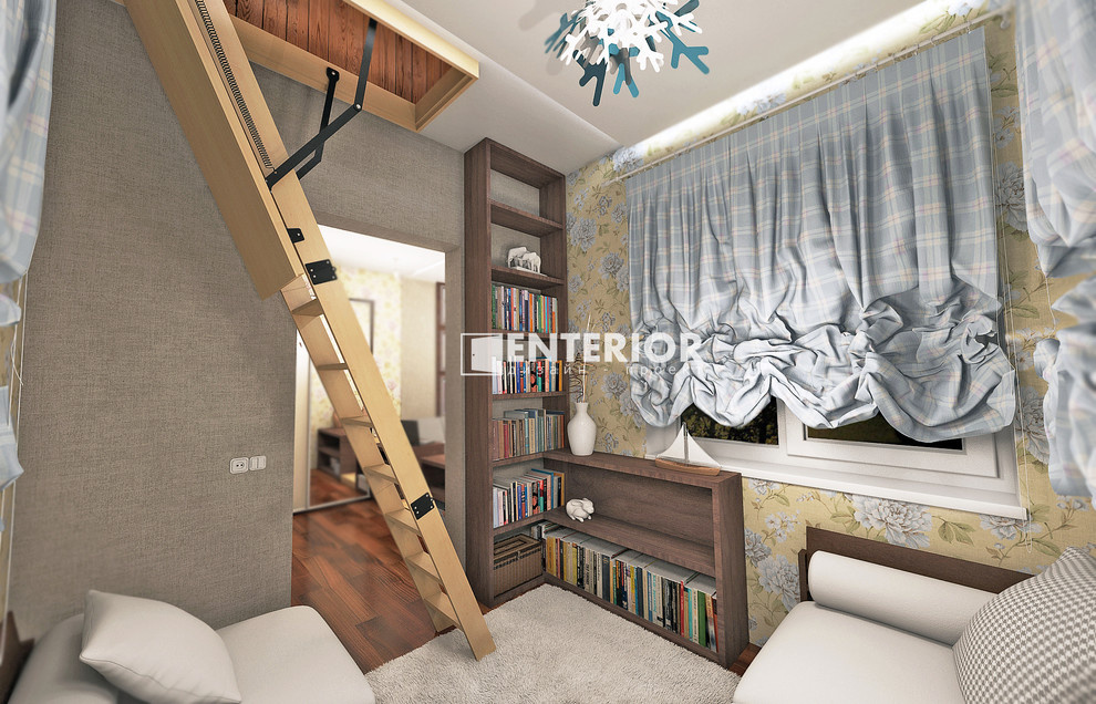 Детская для девушки. Мини библиотека.