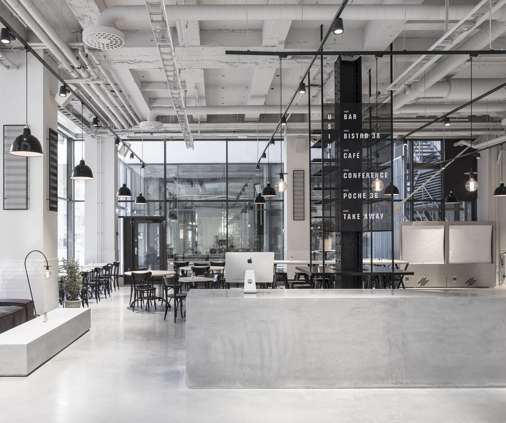Usine Restaurant (Стокгольм, Швеция)  Дизайн: Richard Lindvall