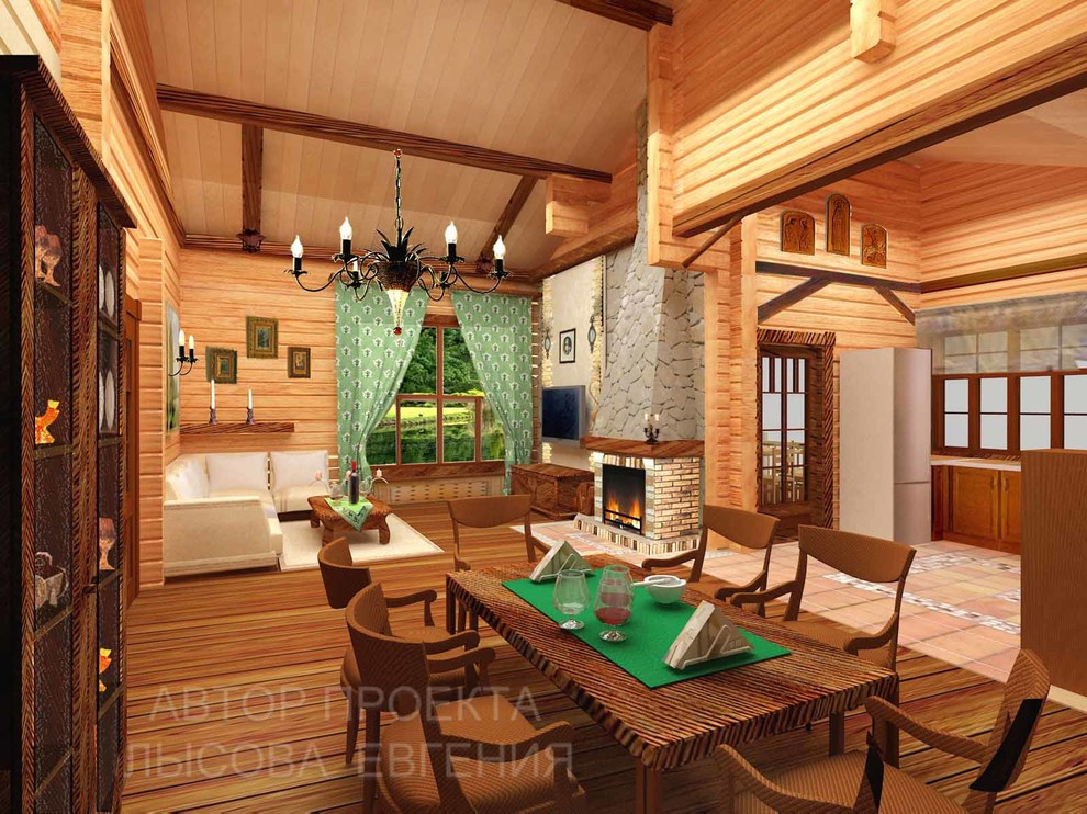 кантри, дом