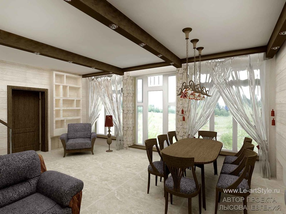 кантри, загородный дом