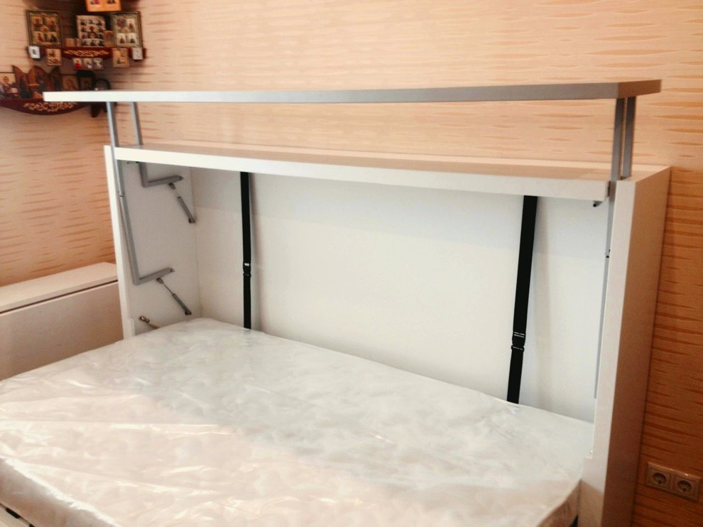 Шкаф кровать трансформер с диваном. Wall bed and sofa