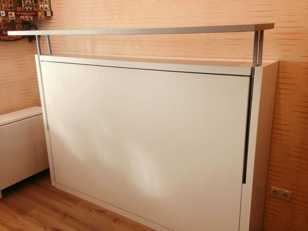 Шкаф кровать трансформер с диваном. Wall bed and sofa