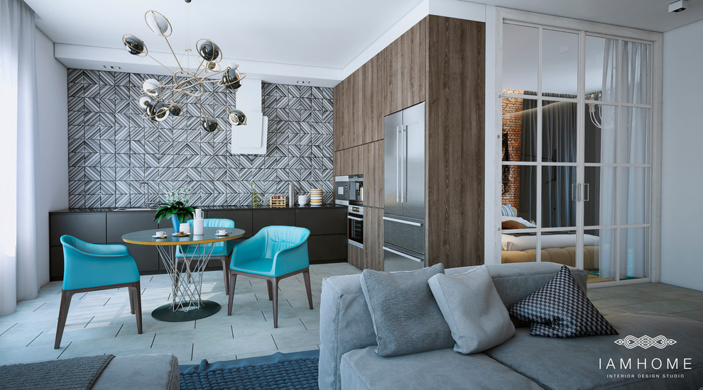 ВИД НА КУХНЮ И СПАЛЬНЮ