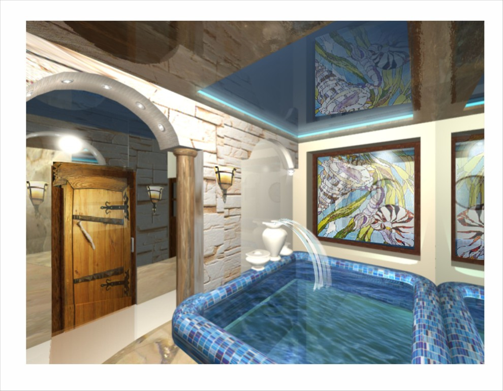 Обложка проекта: сауна в частном доме