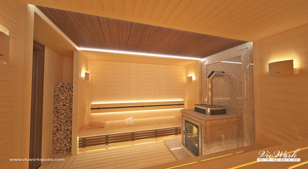 SPA zone. H Residence interiors