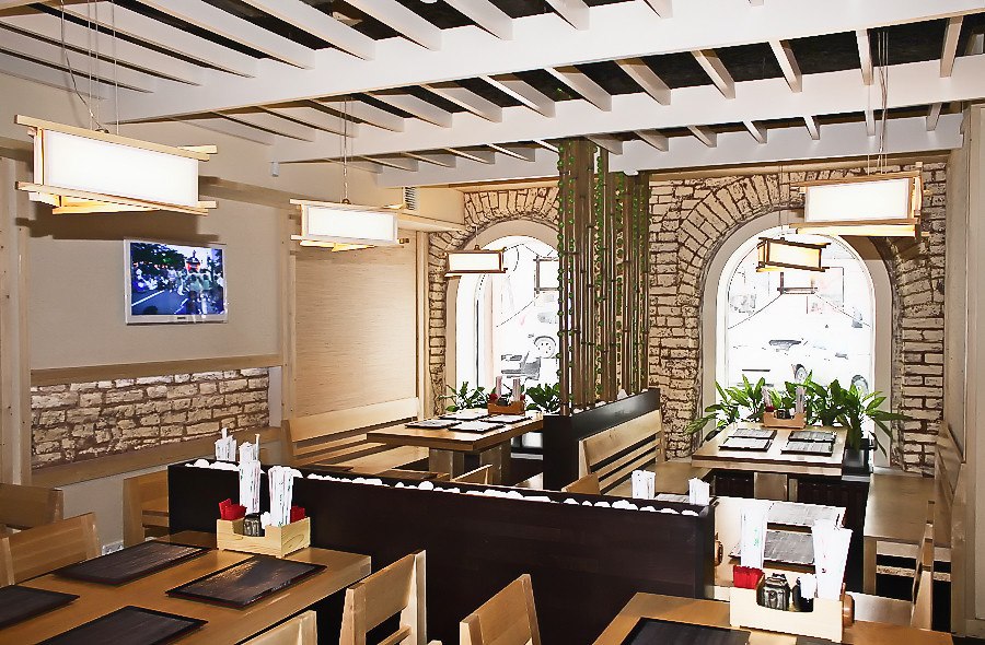 Интерьер суши-бара "Хацу-мо", Ульяновск