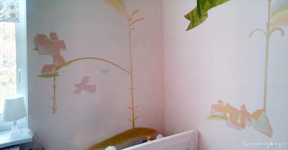 Little girl's tiny pink room
