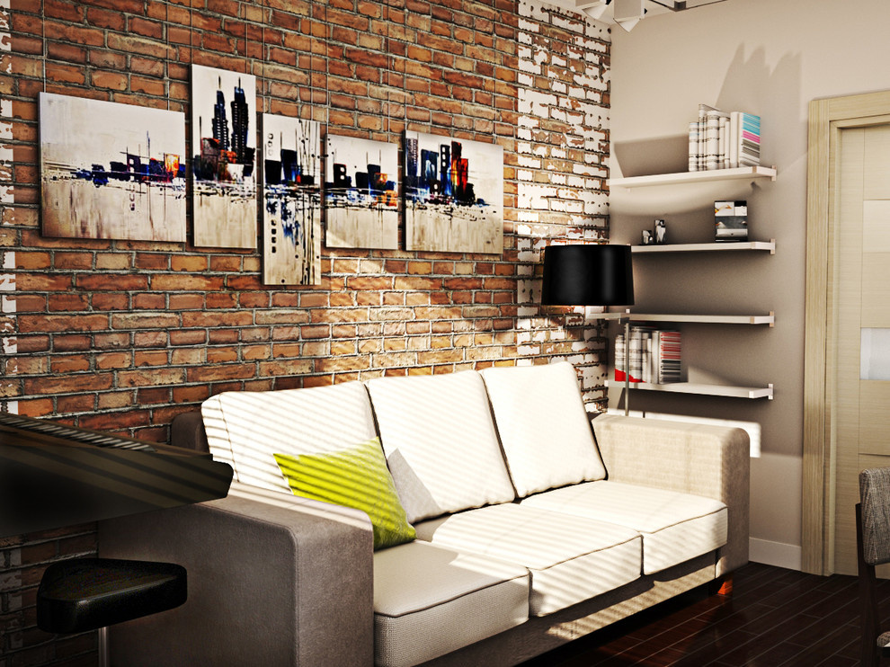 Дизайн-проект квартиры в стиле лофт.