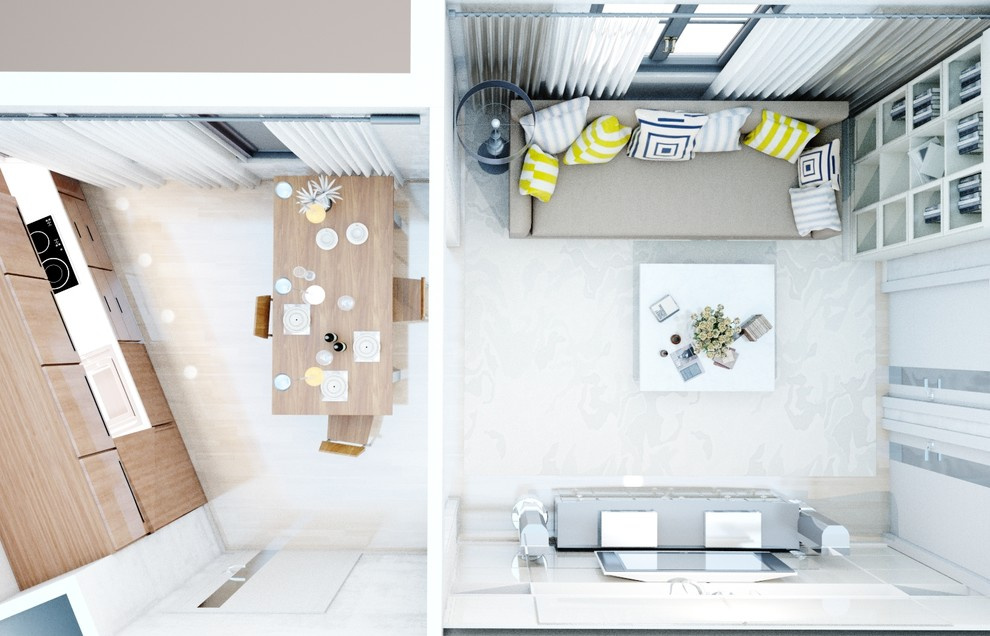 Проект квартиры со свободной планировкой