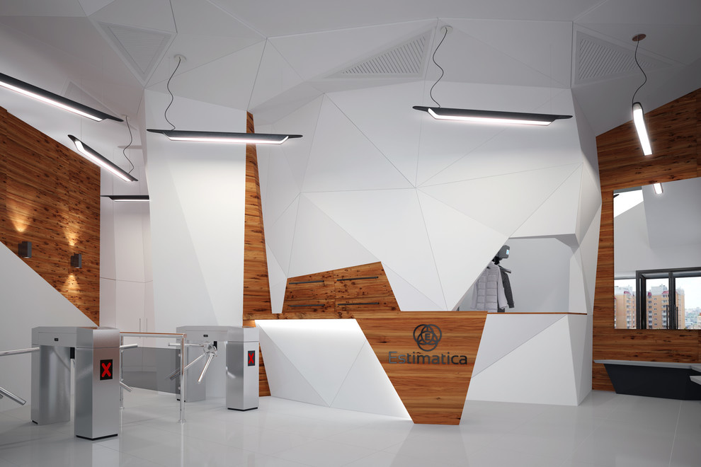3d визуализация интерьера учебного центра Estimatica