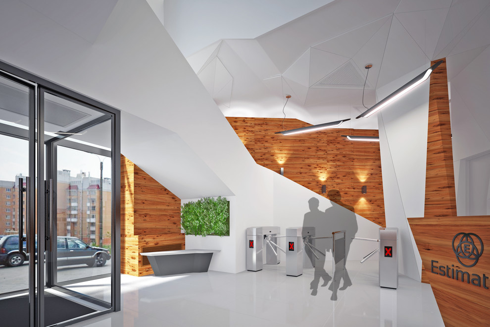 3d визуализация интерьера учебного центра Estimatica