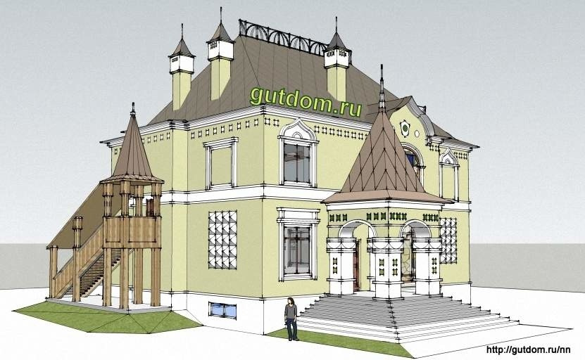 Проекты коттеджей