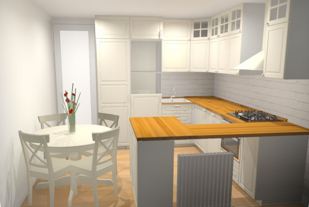 Design-project. Classic Kitchen in Moscow