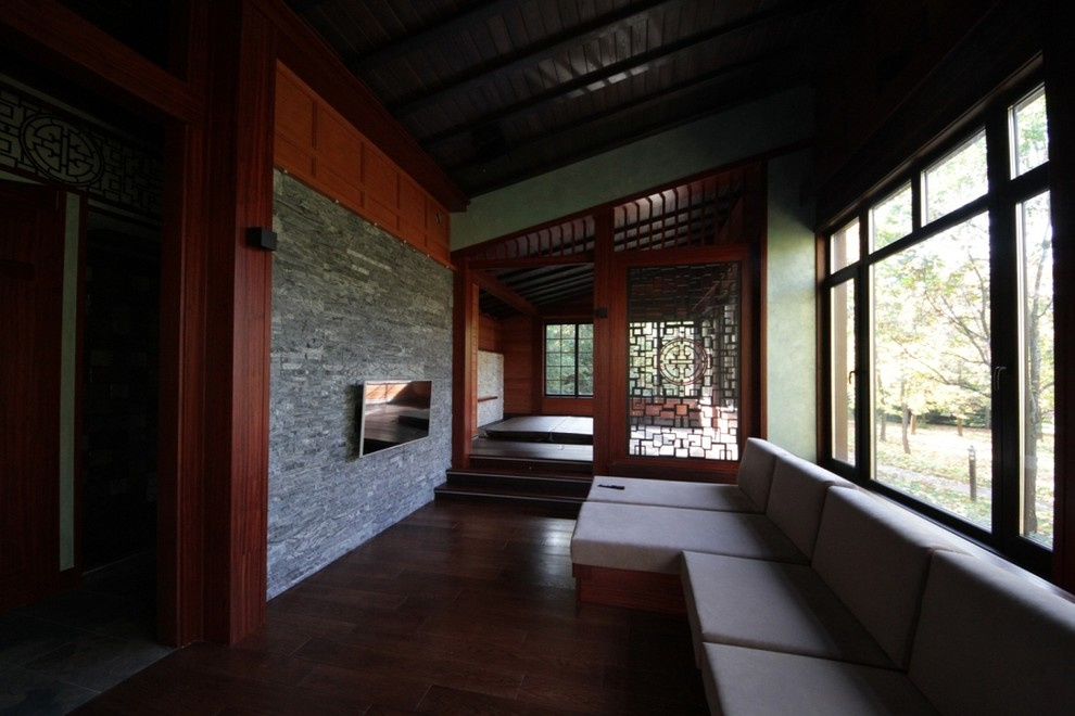 Комната отдыха с видом на СПА