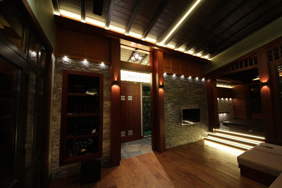 Комната отдыха. Ночной свет.