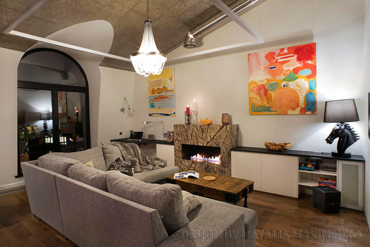 Лофт в мансарде