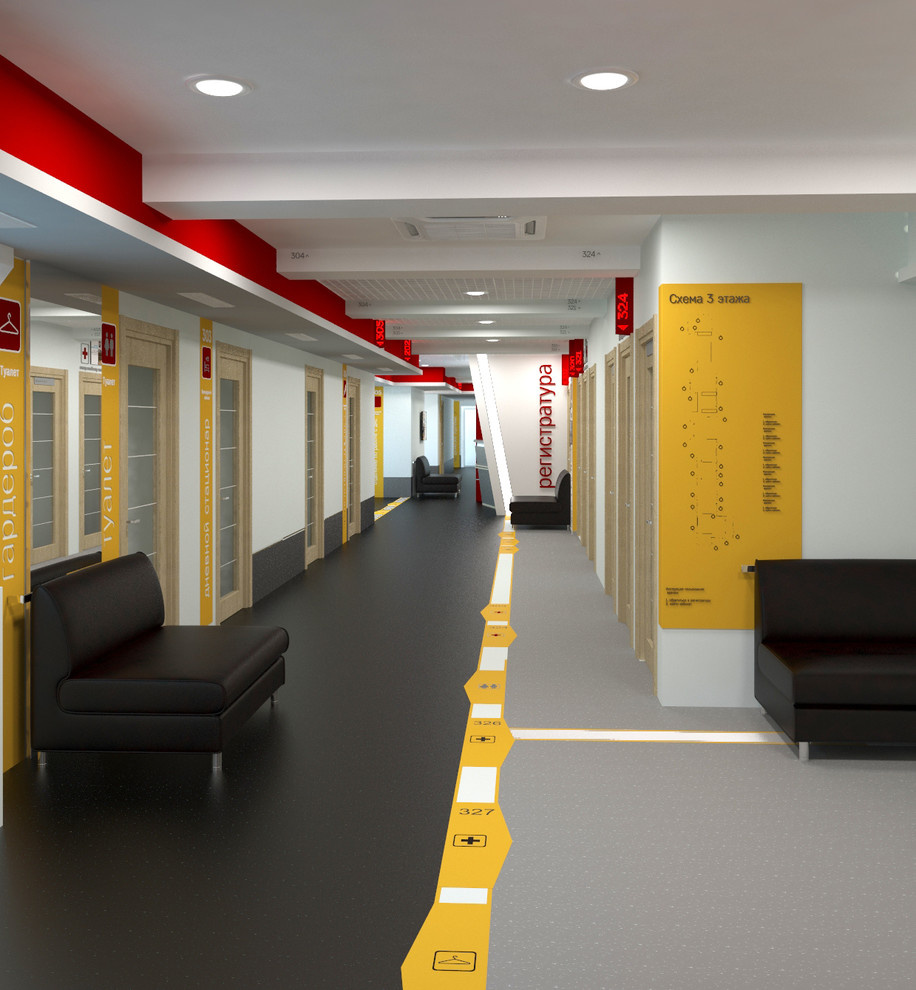 Интерьер клиники "Здоровье" г.Томск, ул.Котовского, 19