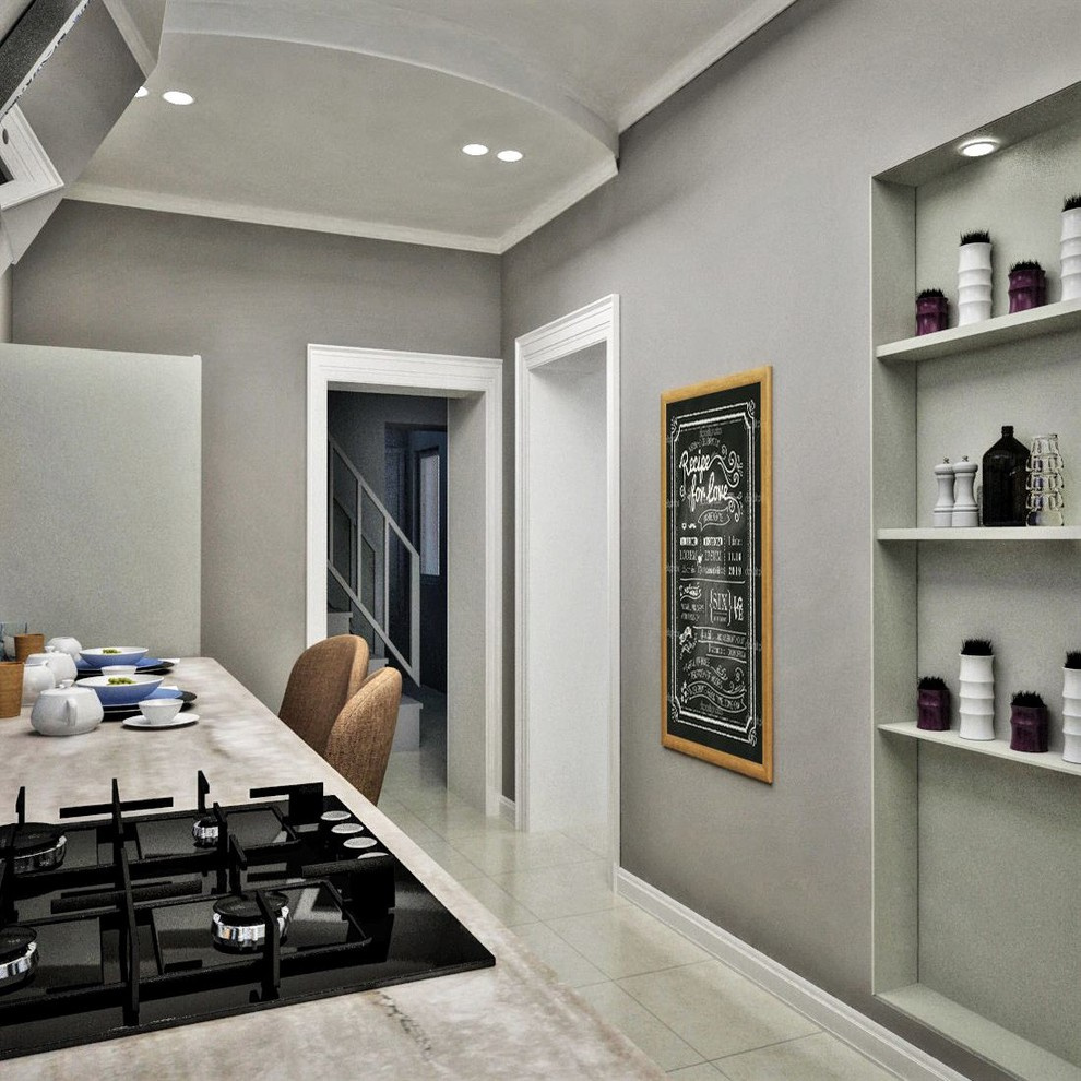 Интерьер первого этажа жилого дома. г. Краснодар