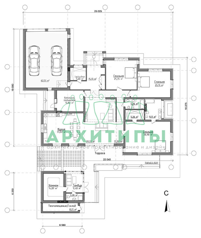 Индивидуальный жилой дом в г. Краснодаре.