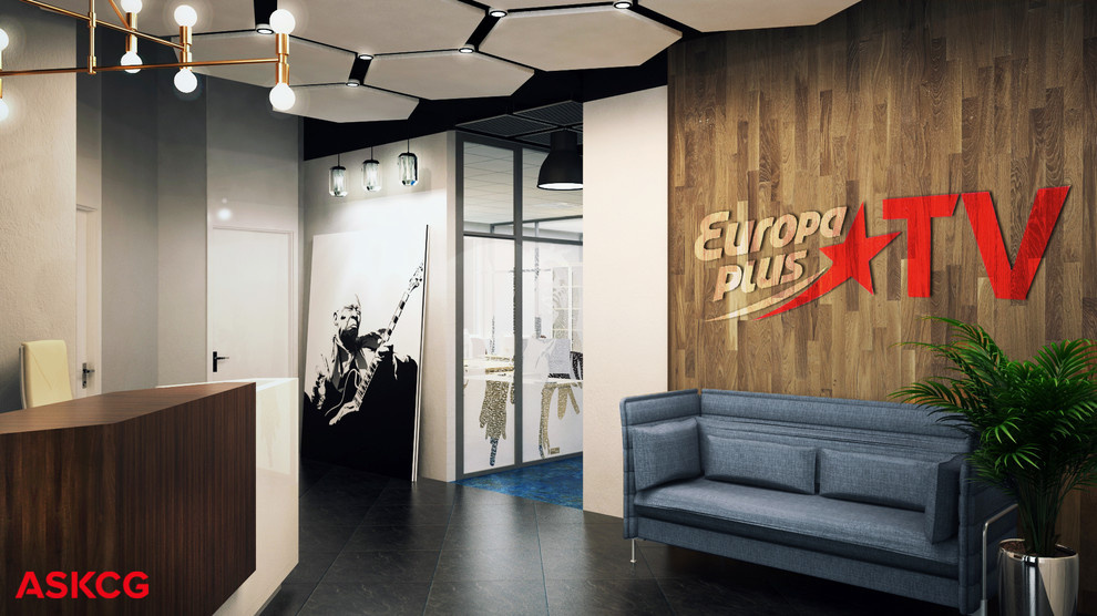 Office interiors. EuropaPlusTV (special for ASKCG)