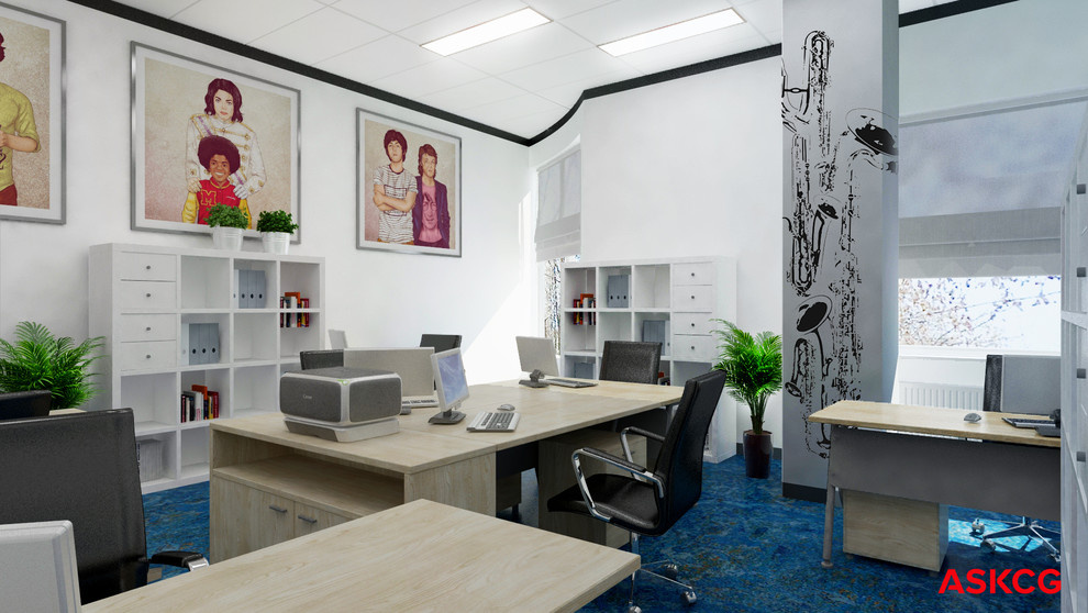 Office interiors. EuropaPlusTV (special for ASKCG)