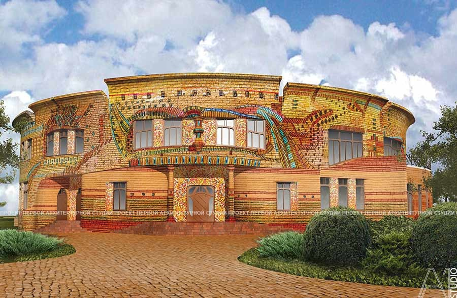Проект загородного особняка, 2012г., строительство 2013-14гг. Архитектурная стил
