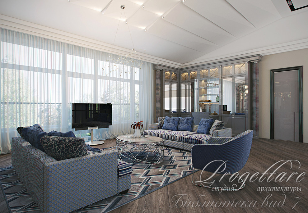 Residential house in Leningrad Oblast, Russia. House area of 750 sq.m.