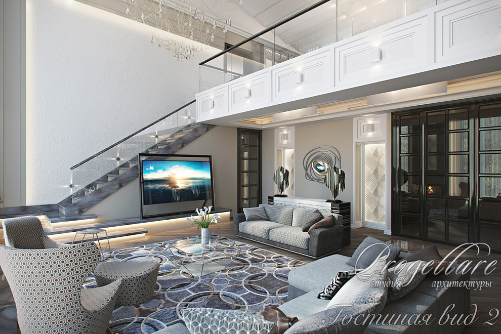 Residential house in Leningrad Oblast, Russia. House area of 750 sq.m.