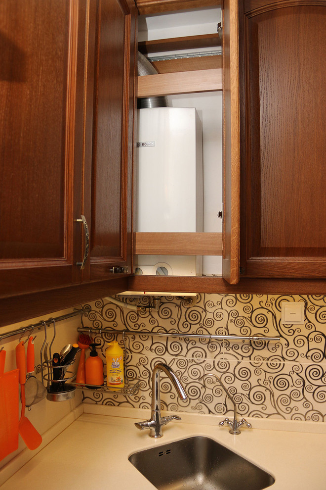 Газовая колонка за фасадами